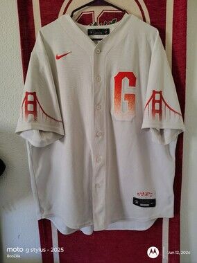 San Francisco Giants City Connect Nike MLB Jersey Crawford #35 -XL